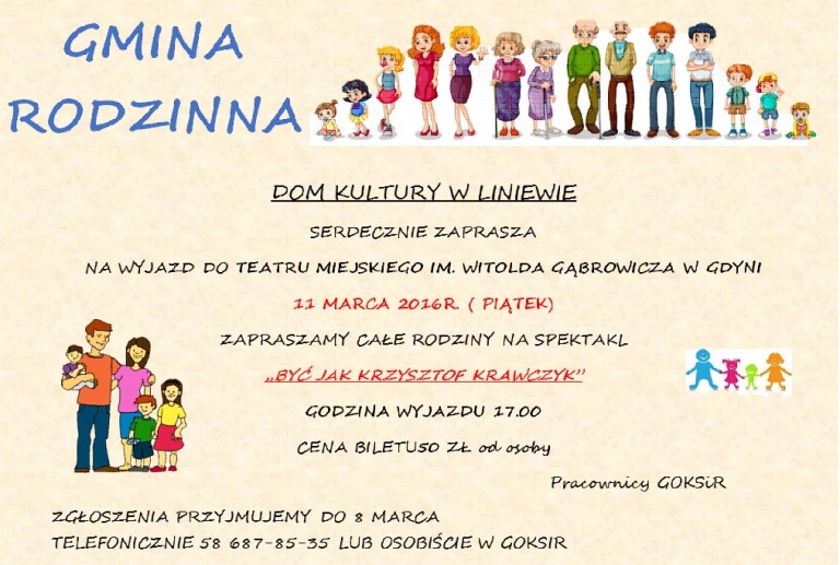 Wyjazd do teatru miejskiego w Gdyni