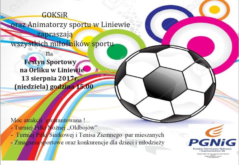 Festyn sportowy na Orliku w Liniewie