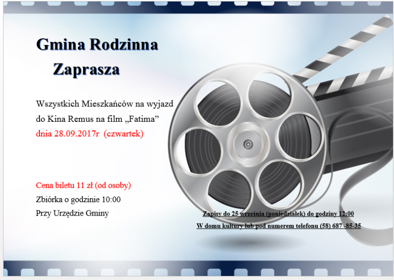 Wyjazd do kina na film „Fatima”