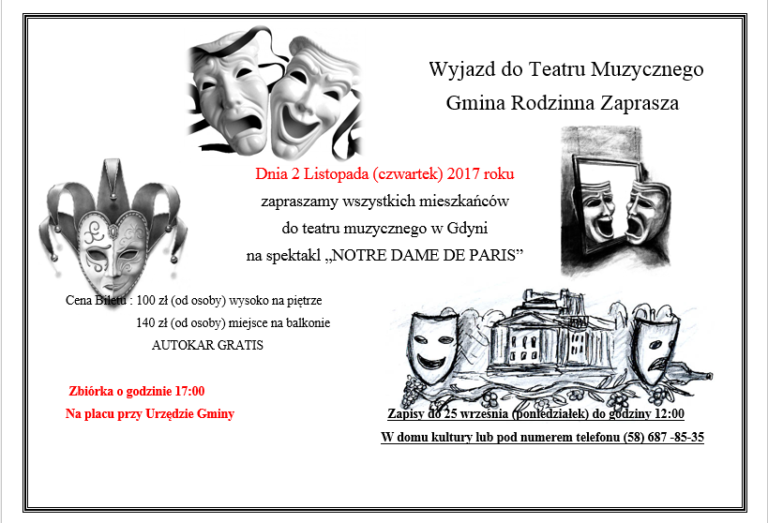 Wyjazd do teatru muzycznego