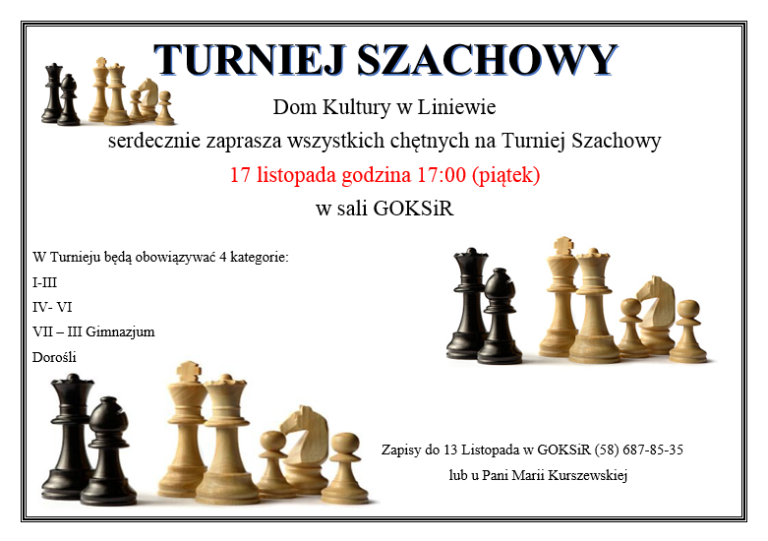 Turniej szachowy