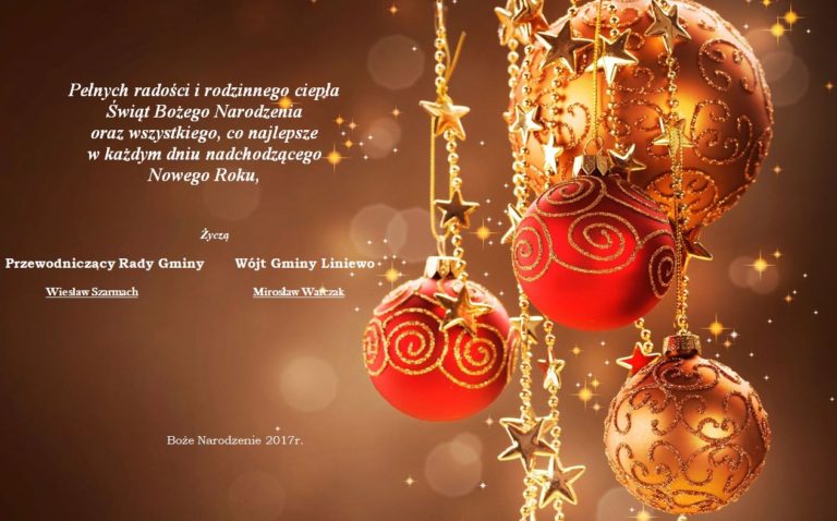 Życzenia z okazji Świąt Bożego Narodzenia