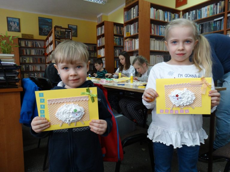 Zajęcia z tworzenia Kartki Wielkanocnej