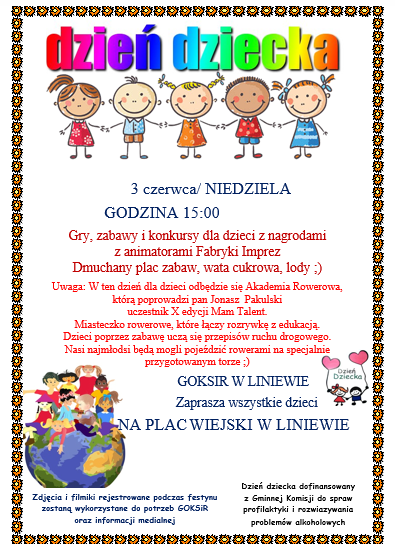 Gmina Liniewo » Dzień dziecka w Liniewie