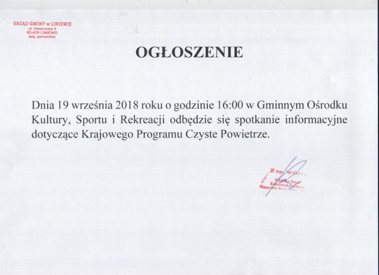 Krajowy program ” Czyste powietrze”