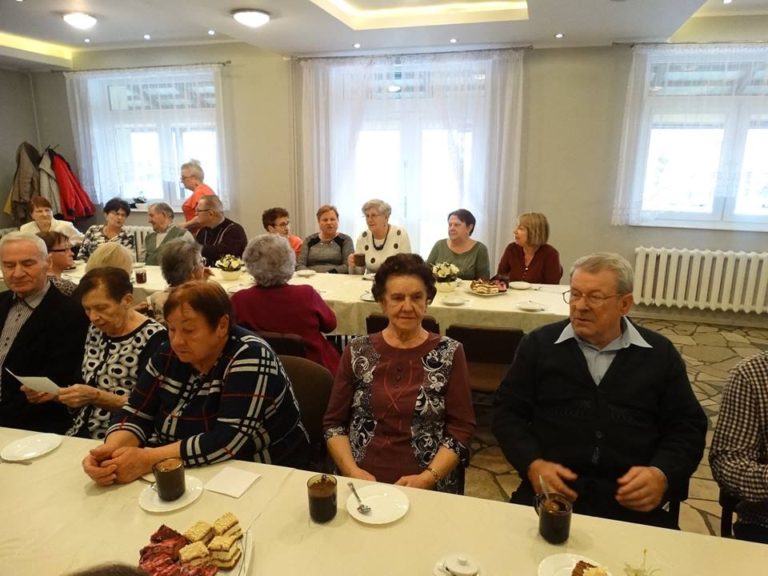 Spotkanie klubu seniora w Liniewie