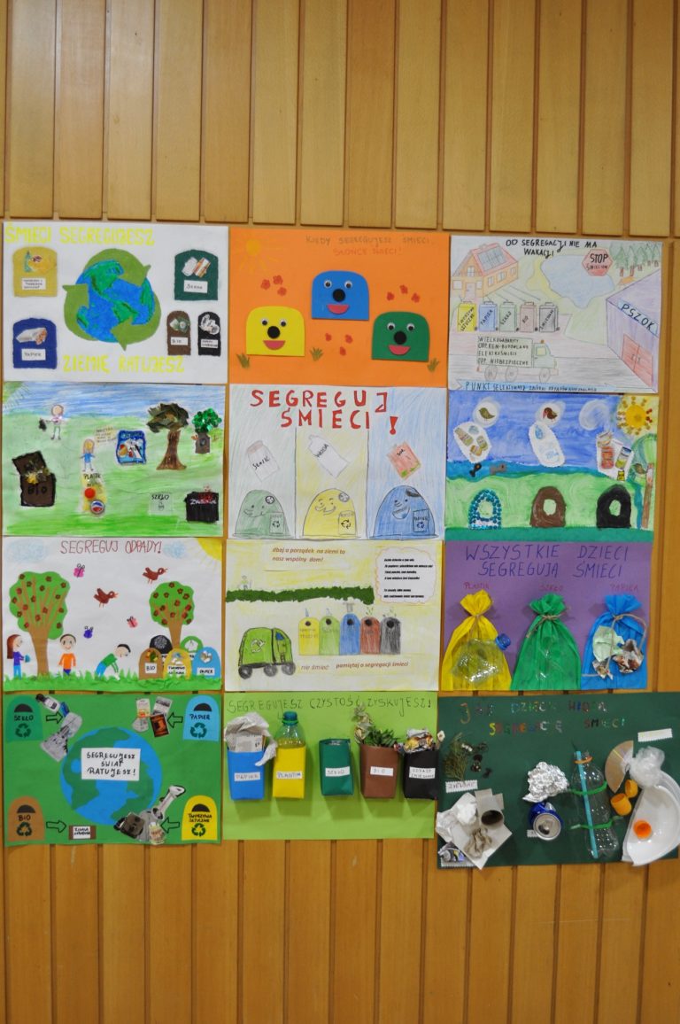 Wyniki konkursu ekologicznego „Jak widzą dzieci segregację śmieci”