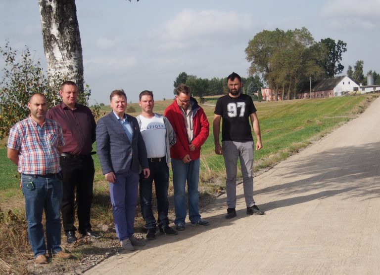 Odbiór drogi – ul. Polna w Liniewie w kierunku Iłownicy