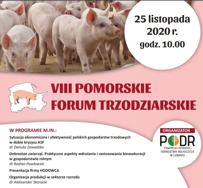 VIII POMORSKIE FORUM TRZODZIARSKIE