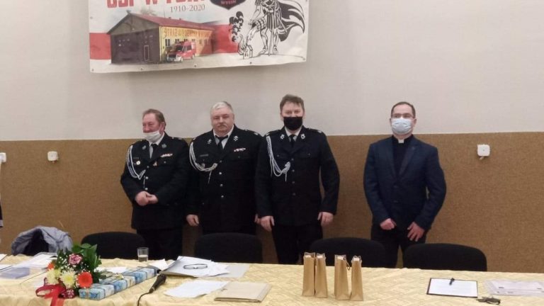 Pierwsze zebranie sprawozdawczo – wyborcze  OSP Wysin w 2021 roku.