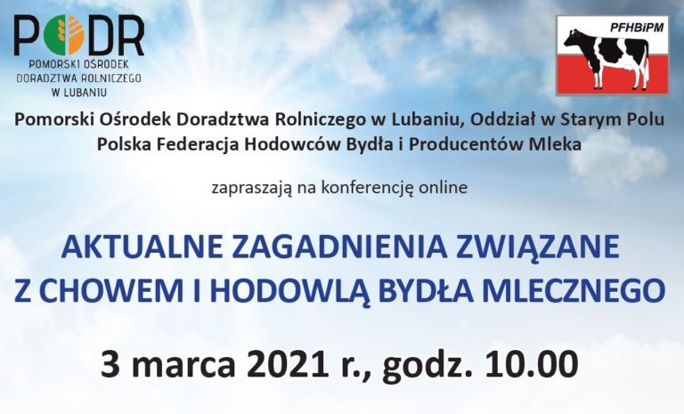 AKTUALNE ZAGADNIENIA ZWIĄZANE Z CHOWEM I HODOWLĄ BYDŁA MLECZNEGO