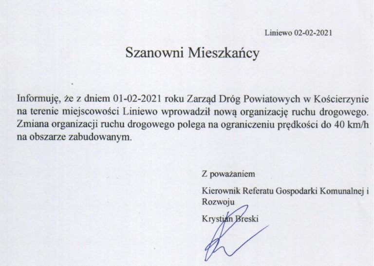 Zmiana organizacji ruchu drogowego