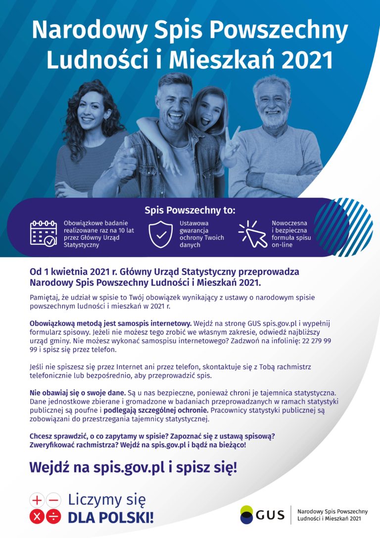 Narodowy Spis Powszechny- ogłoszenie