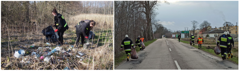 Strażacy z OSP Gminy Liniewo „Sprzątają Świat”