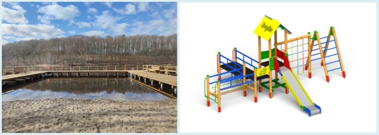 Nowe miejsce rekreacji nad jeziorem Dużym w Orlu