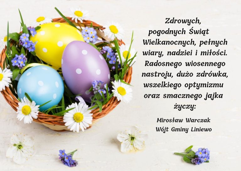 Życzenia Wójta Gminy Liniewo