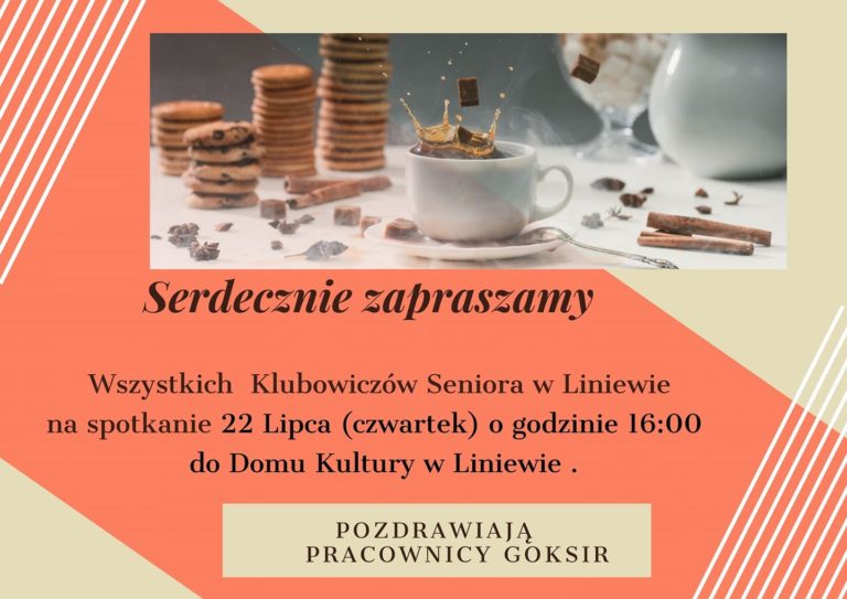 Spotkanie Klubu Seniora w Liniewie