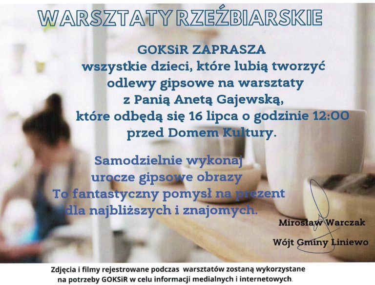 Warsztaty rzeźbiarskie