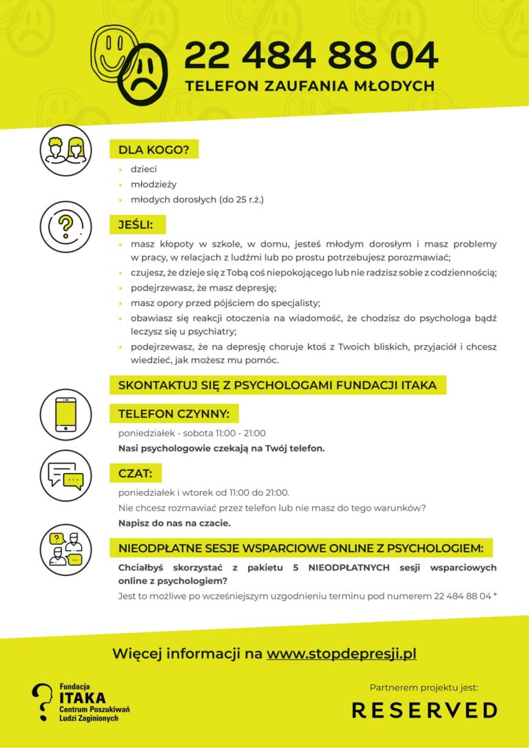 Telefon zaufania młodych