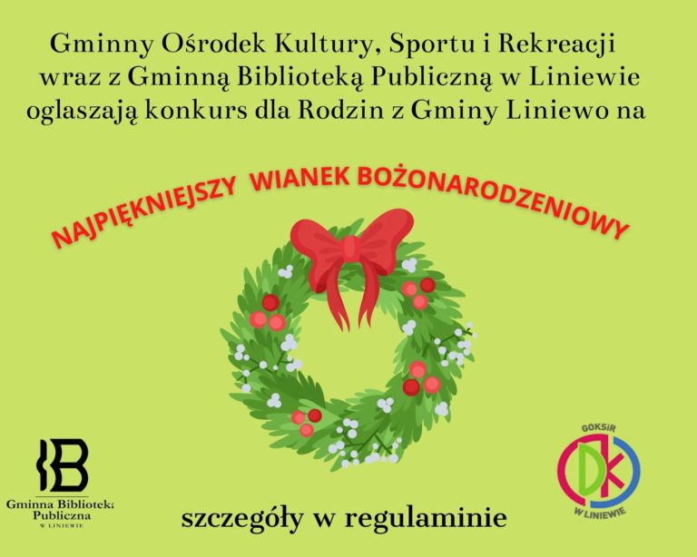 Konkurs na najpiękniejszy wianek Bożonarodzeniowy