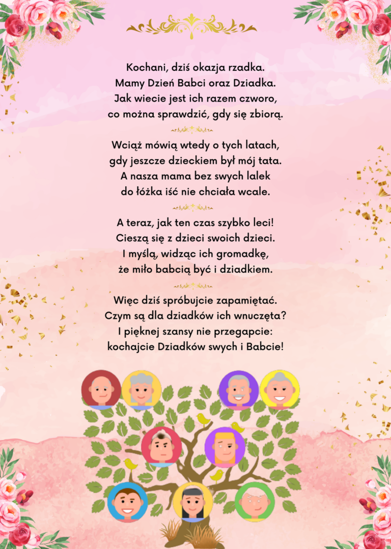 Najserdeczniejsze  życzenia dla wszystkich Babć i Dziadków