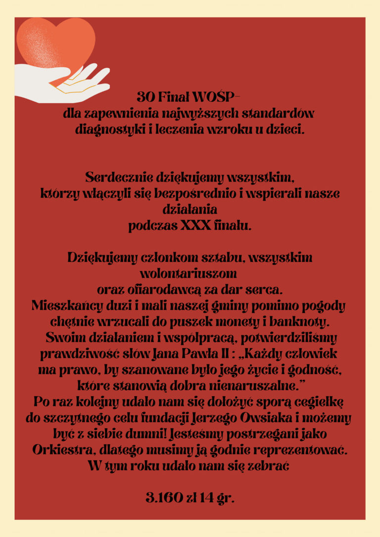 30 Finał WOŚP