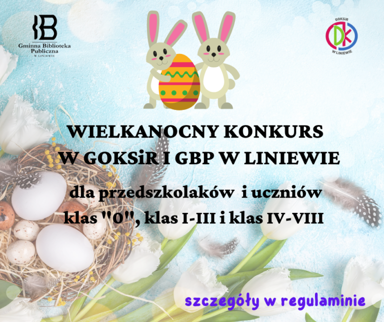 Konkurs Wielkanocny w GOKSiR i Bibliotece