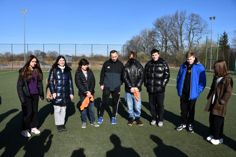 Dzieci i młodzież z Ukrainy w szkole w Liniewie