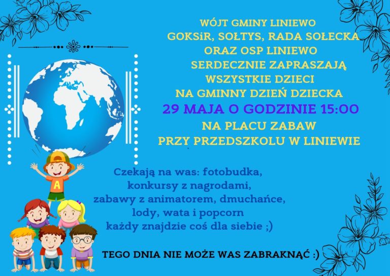 Gminne obchody Dnia Dziecka w Liniewie