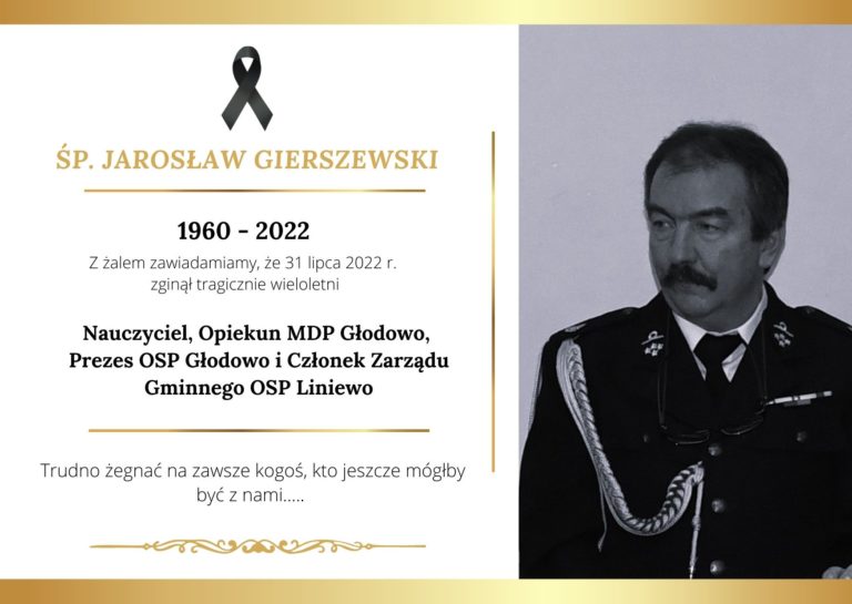 Z żalem zawiadamiamy