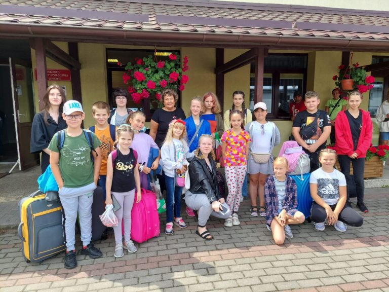 Dzieci z Gminy Liniewo pojechały na kolonie