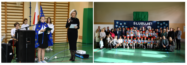 Uroczyste Pasowanie Uczniów Klas Pierwszych Zespołu Oświatowego w Liniewie