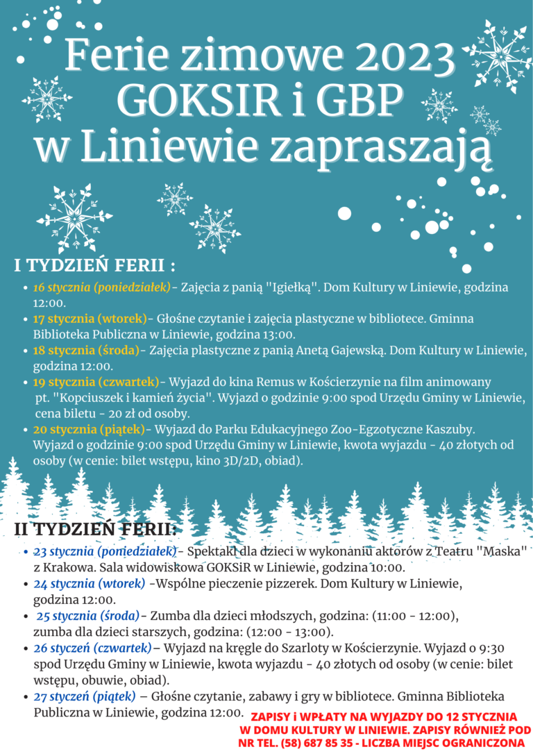 Ferie Zimowe 2023