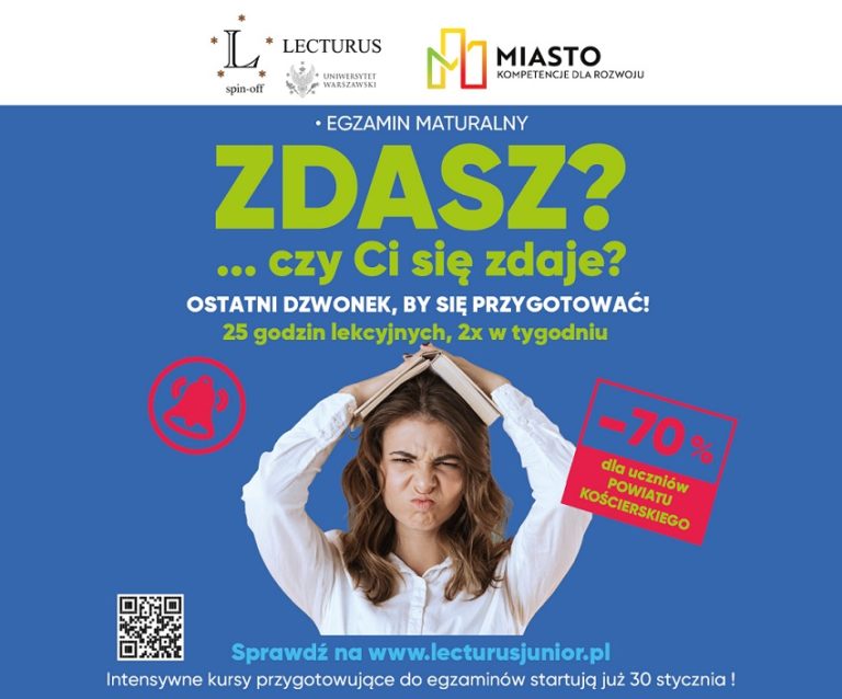 Do egzaminów maturalnych i ósmoklasistów  naszej młodzieży w maju zostały już tylko 4 miesiące!