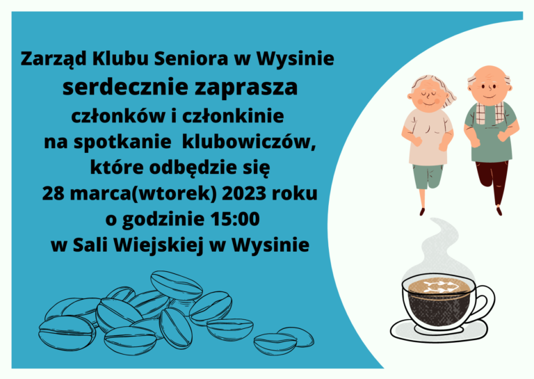 Spotkanie Klubu Seniora w Wysinie