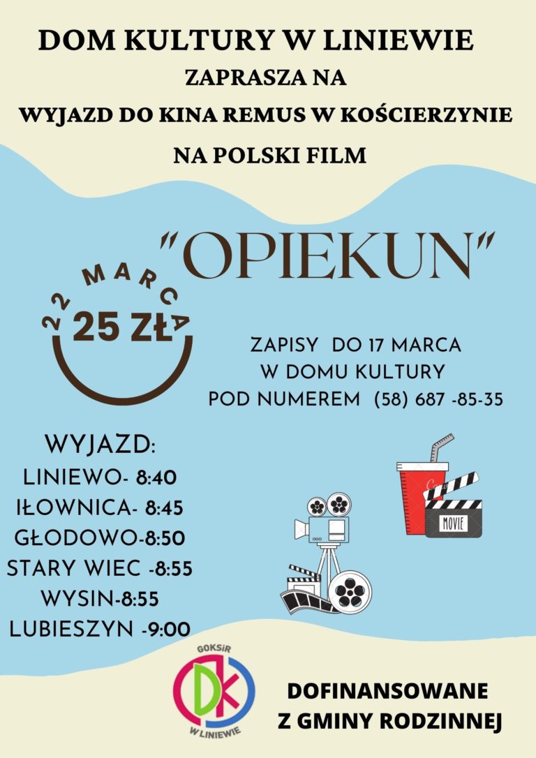 Wyjazd do kina Remus w Kościerzynie