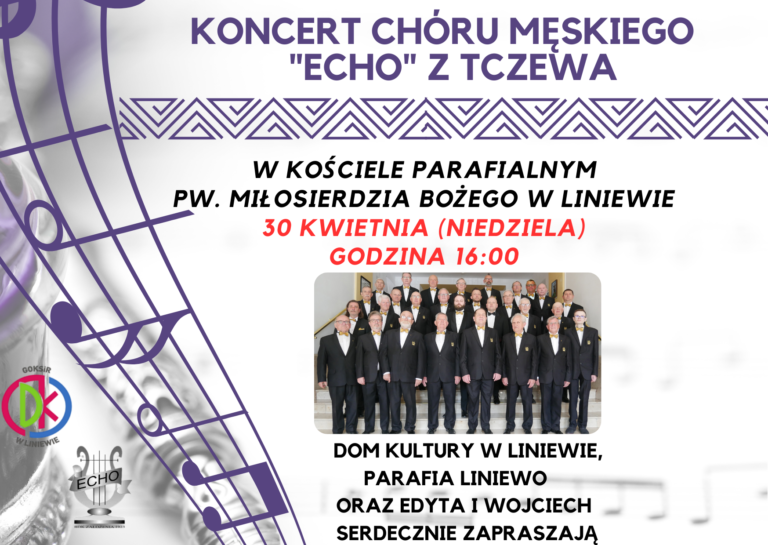 Koncert Chóru Męskiego „ECHO” z Tczewa