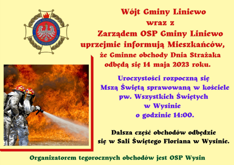 Gminne obchody Dnia Strażaka