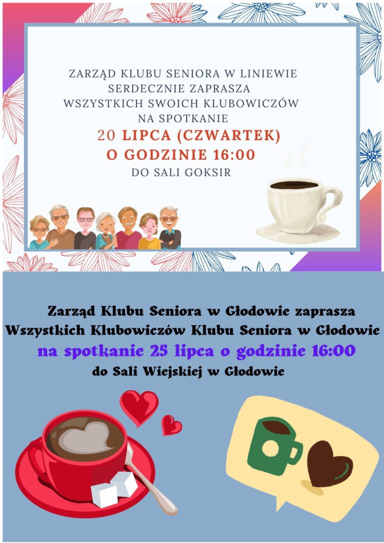 Spotkanie Klubu Seniora w Liniewie i Głodowie