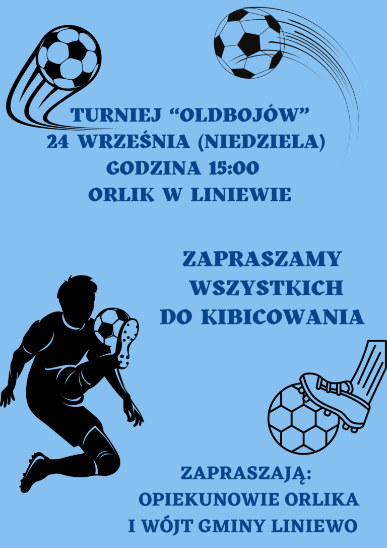 Serdecznie zapraszamy na Turniej Oldbojów