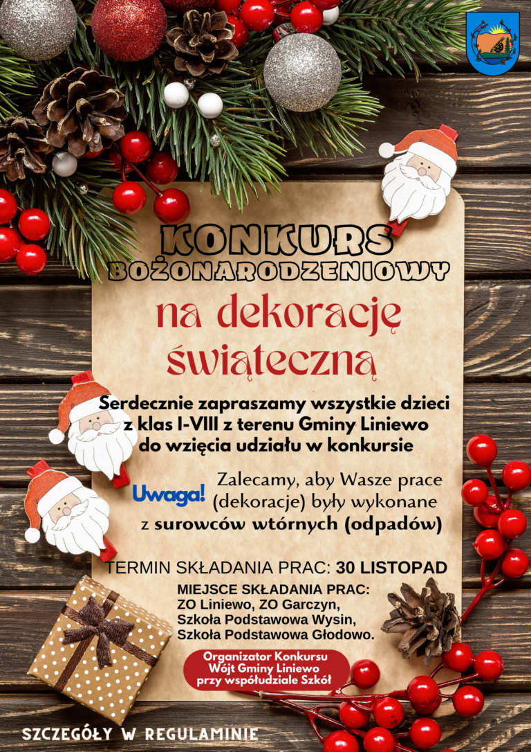 Zachęcamy dzieci z klas I-VIII do wzięcia udziału w konkursie