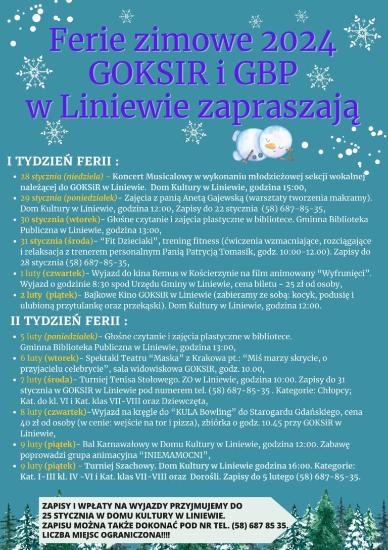Serdecznie zachęcamy do zapisów