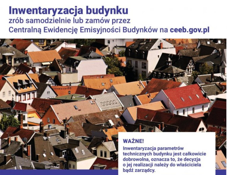 Inwentaryzacja budynku- zrób samodzielnie lub zamów przez Centralną Ewidencję Emisyjności Budynków
