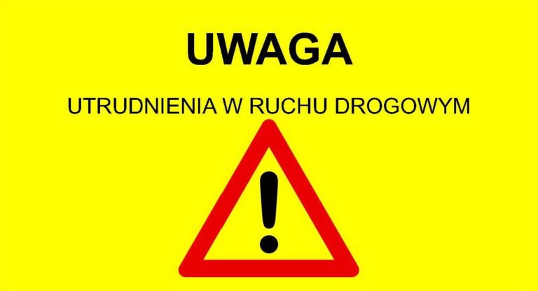 Utrudnienia w ruchu drogowym na ulicy Pstronga i Gruszki w Liniewie