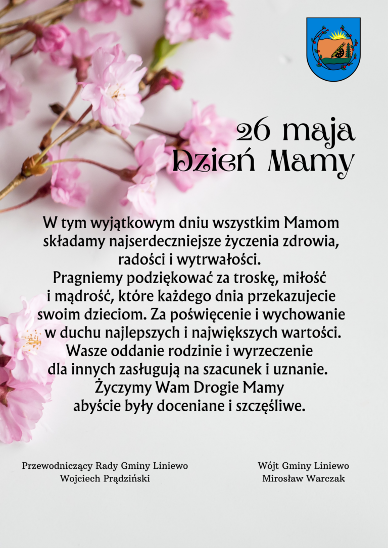 Życzenia z okazji Dnia Matki