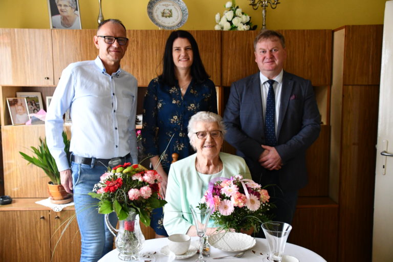 Z wizytą u Jubilatki Pani Wandy