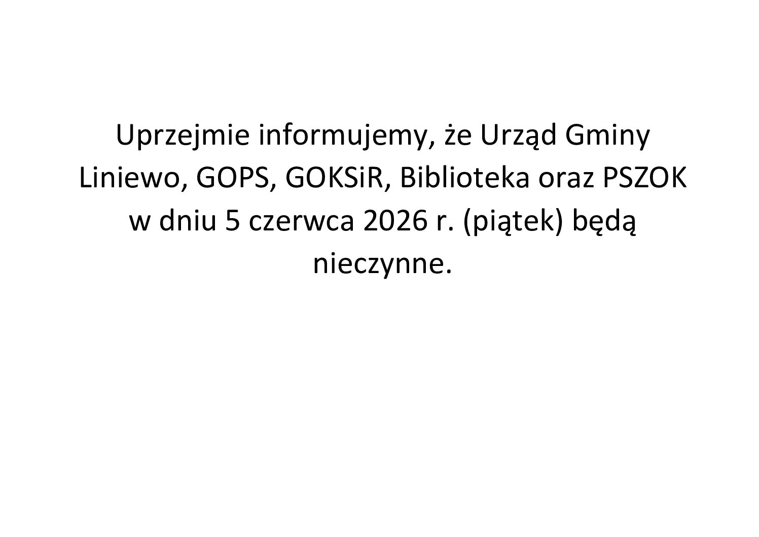 Dzień wolny od pracy