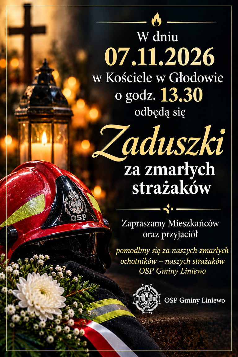 zaduszki za zmarłych strażaków